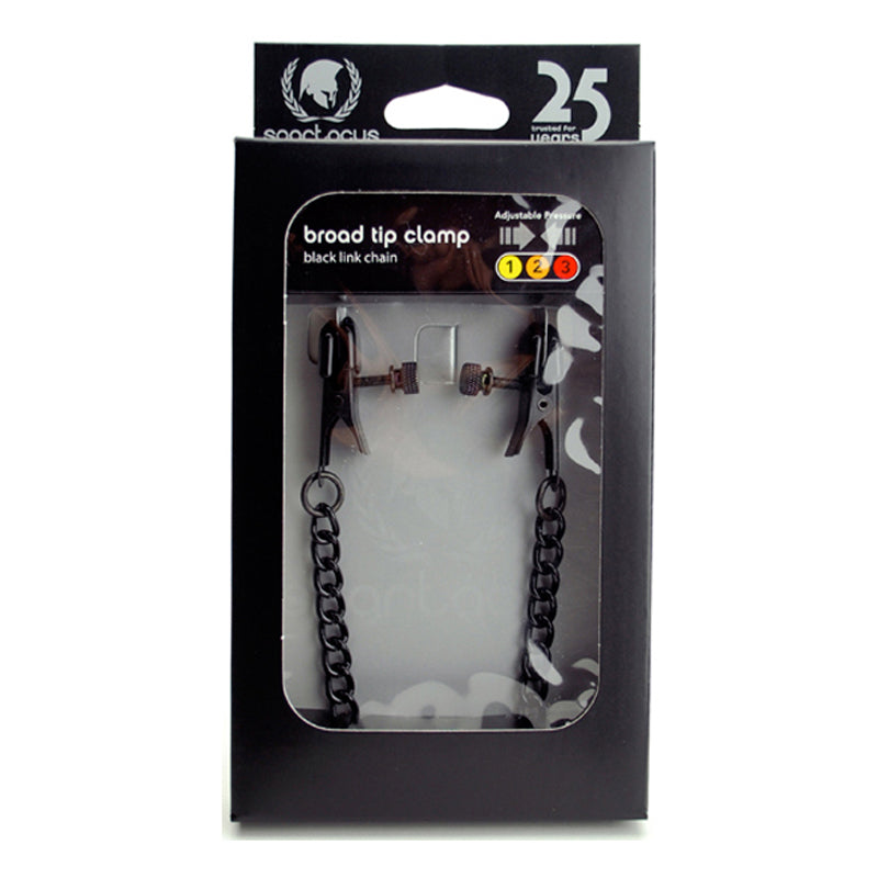 Spartacus - Classic Adjustable Clamp (Black) - Bondage & Fetish Toys - Metal