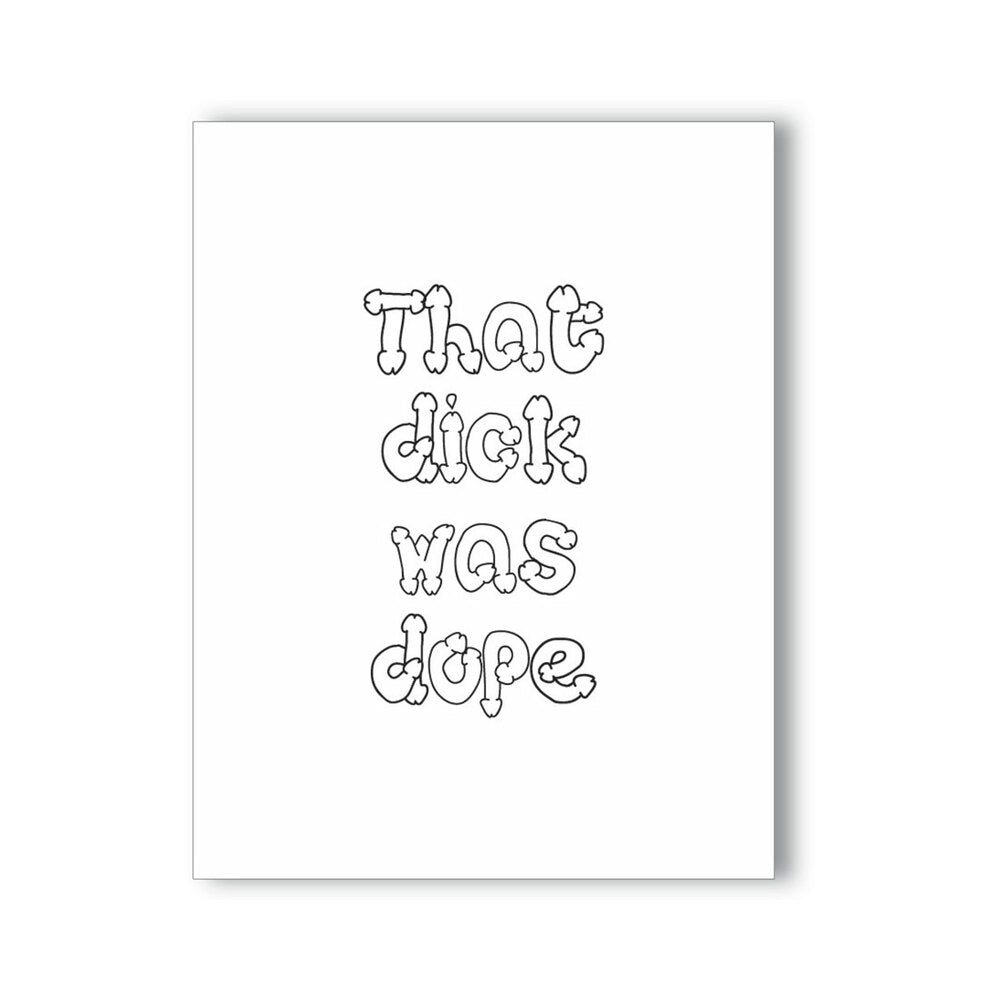 KushKards - That Dick Was Dope Naughty Kard - General - Paper