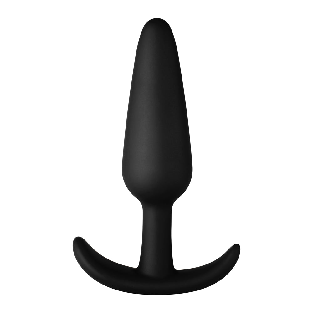 Forto - Forto F-31 Silicone Anal Plug Large Black - Anal Toys & Stimulators - Silicone