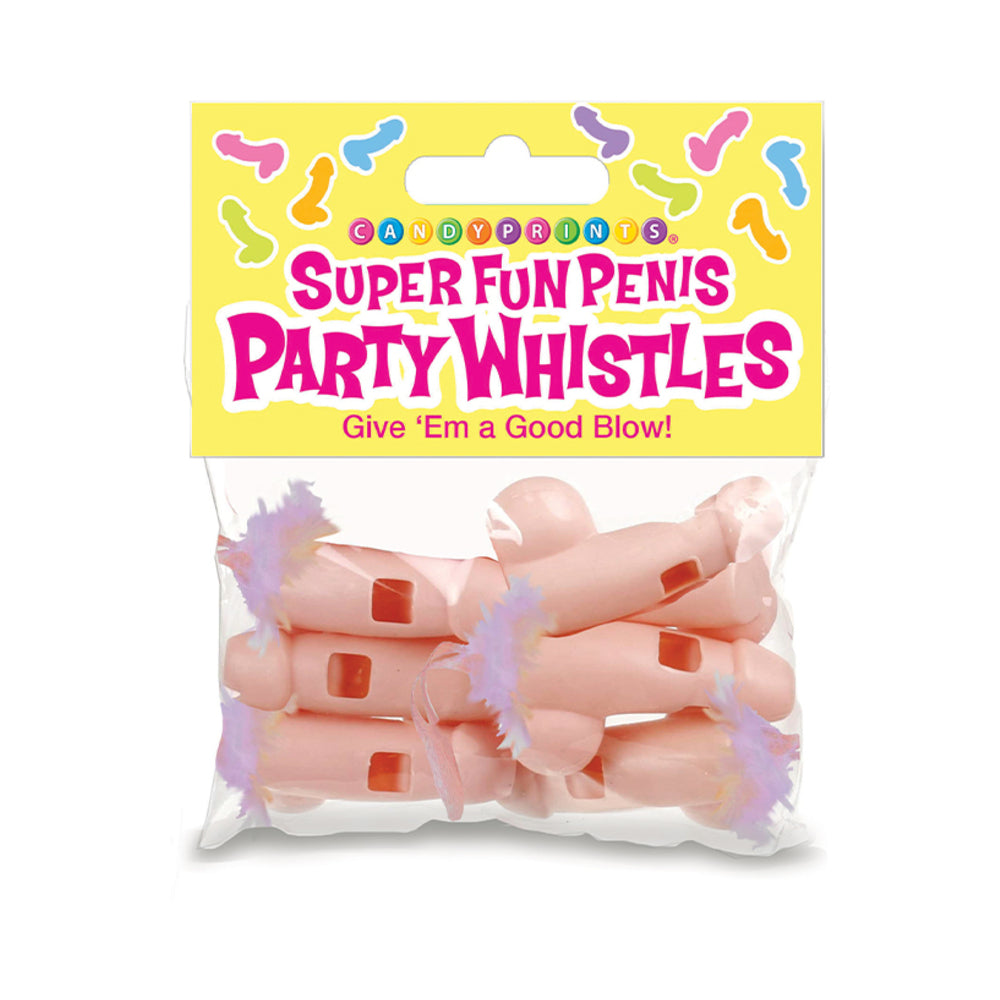 Little Genie - Super Fun Penis Party Whistles 6-Pack - Novelties & Games