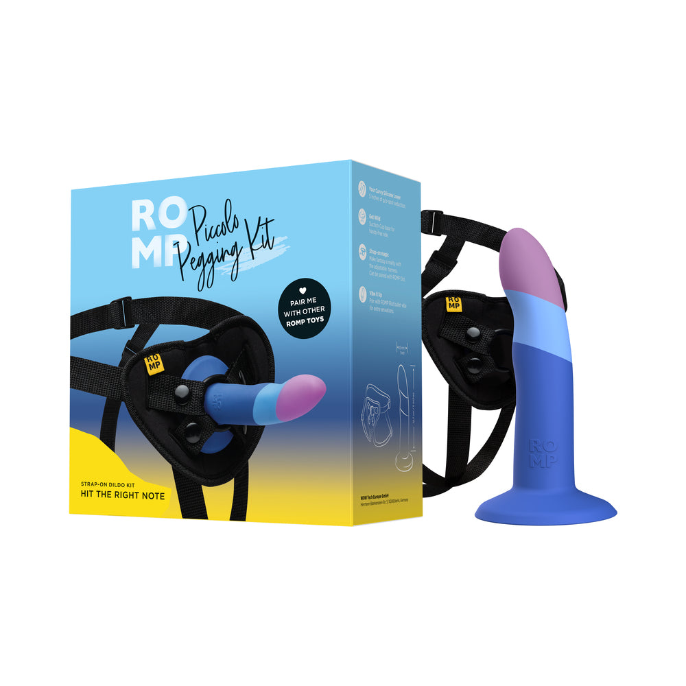 ROMP - ROMP Piccolo Pegging Kit - Harnesses & Strap-Ons - Silicone