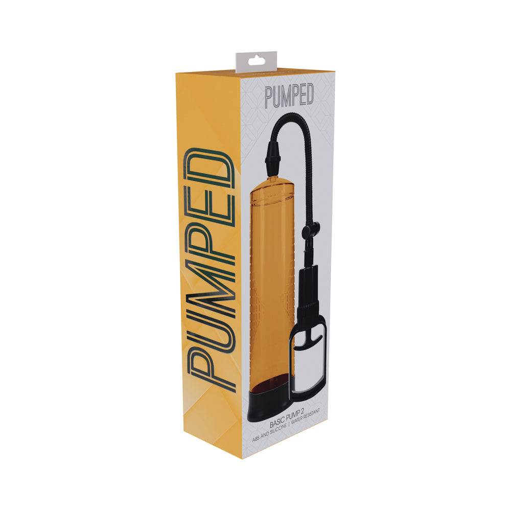 Shots - Pumped Basic Pump 2 Water Resistant Orange - Pumps & Enlargers - ABS