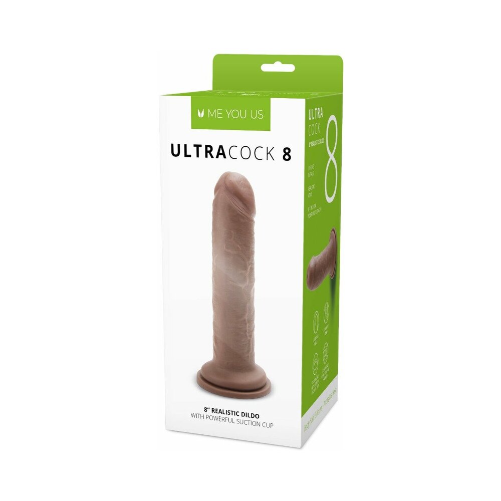 Me You Us - Me You Us Ultra Cock 8 in. Realistic Dildo Caramel - Dildos - PVC