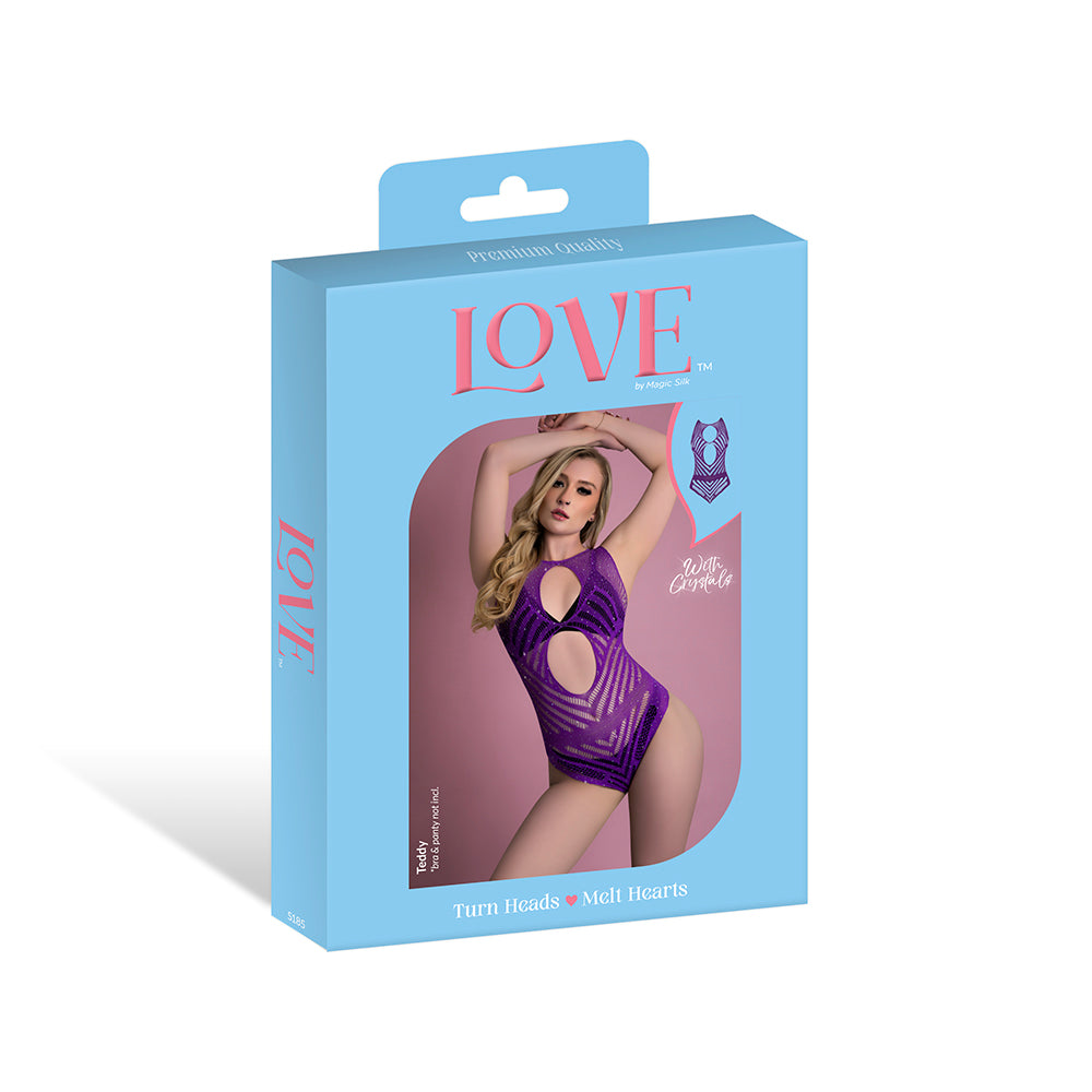 Magic Silk - Magic Silk Seamless Teddy Violet O/S - General