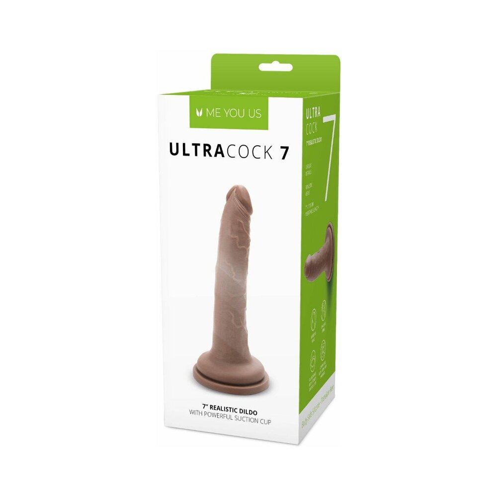 Me You Us - Me You Us Ultra Cock 7 in. Realistic Dildo Caramel - Dildos - PVC
