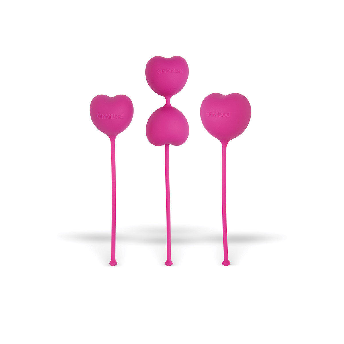 OhMiBod - OhMiBod LoveLife Flex Kegel Exerciser 3-Piece Set Pink - Sexual Wellness - Silicone