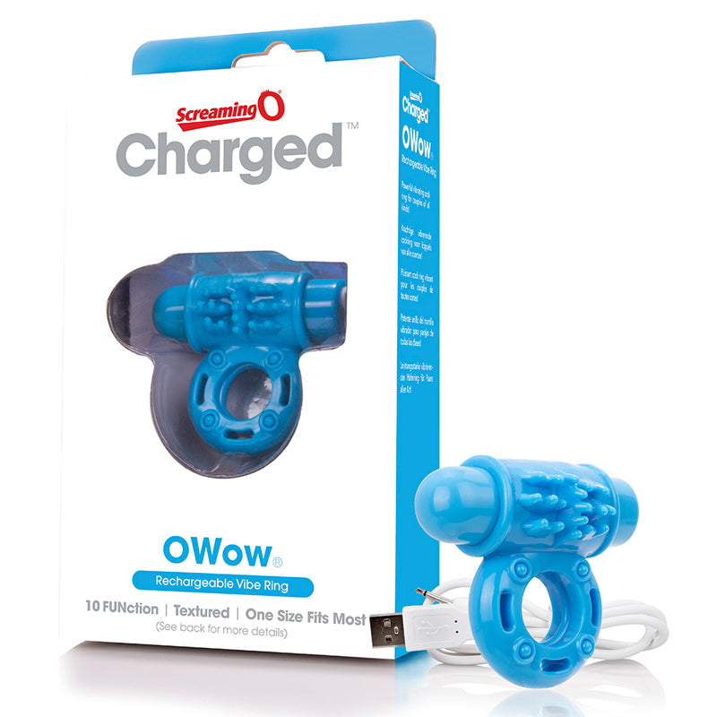 Screaming O - Screaming O Charged OWow Vooom Vibrating Cock Ring - - Vibrators - TPE/TPR/Elastomers
