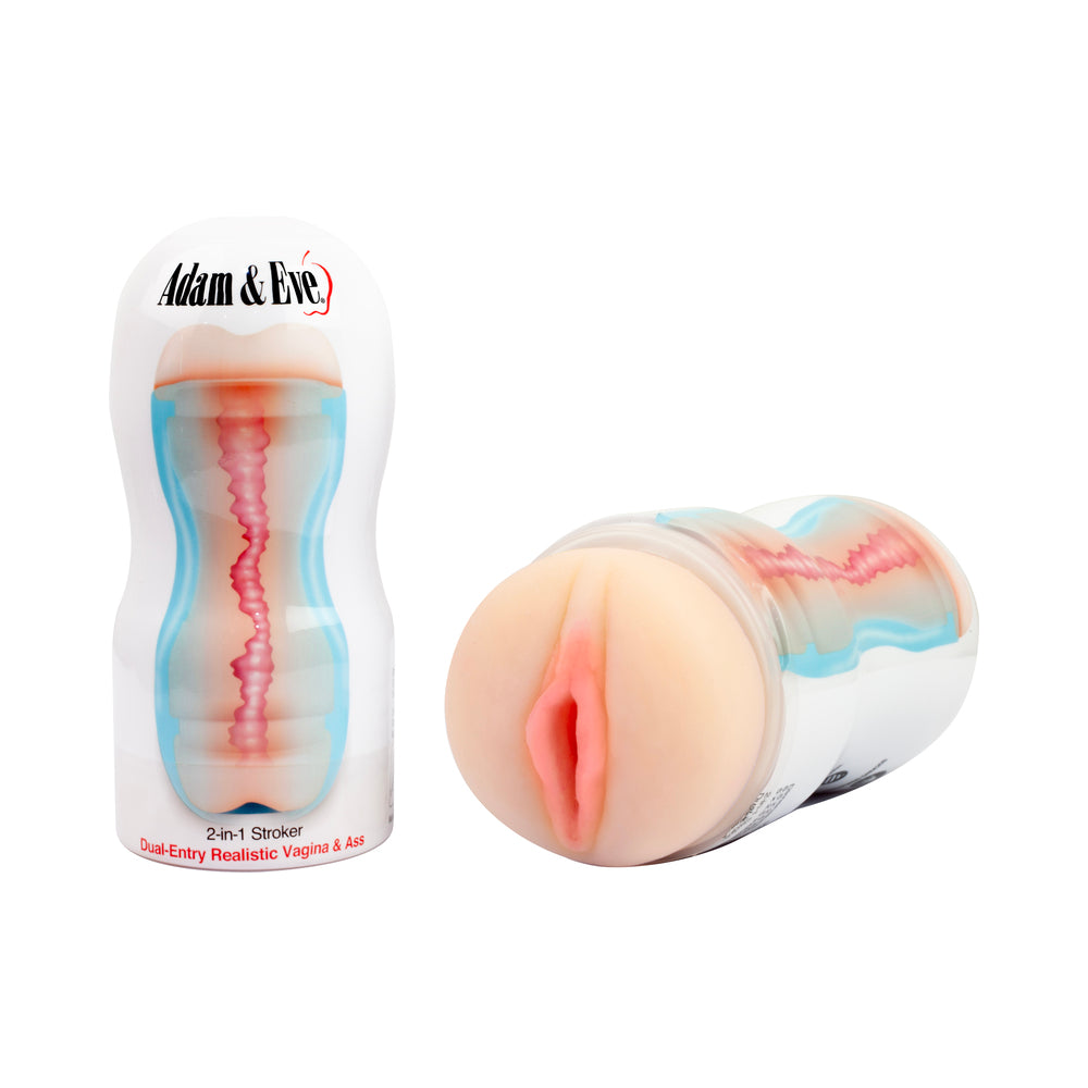 Adam & Eve - Adam & Eve 2-in-1 Stroker - Masturbation Aids for Males