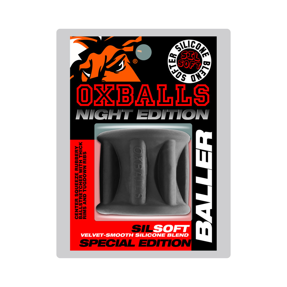 Oxballs - Oxballs Baller Center Squeeze Ballstretcher Special Edition Night - Cockrings - Silicone