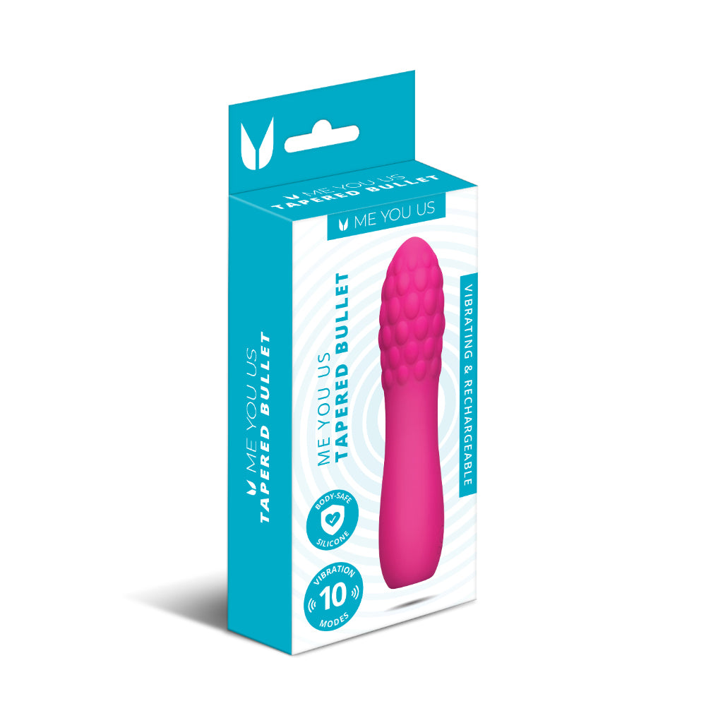 Me You Us - Me You Us Tapered Bullet Hot Pink - Vibrators - Silicone