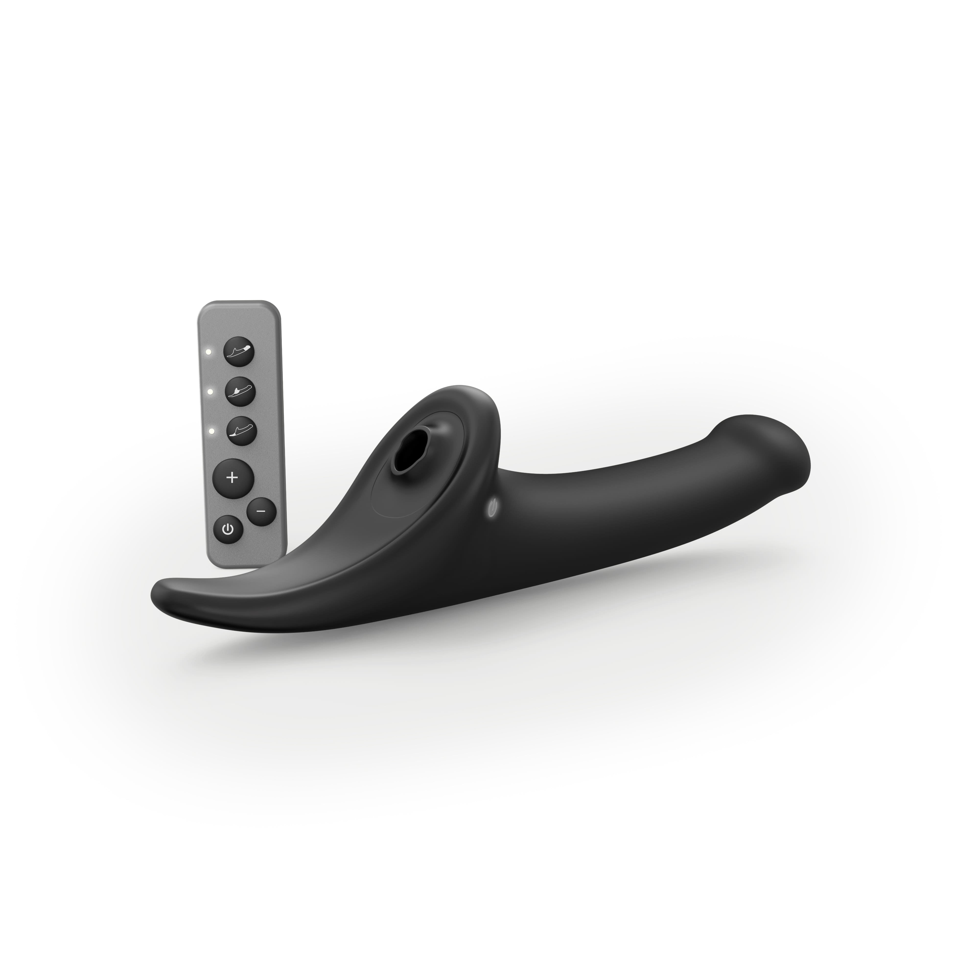 Lovely Planet - Strap-On-Me Multi Orgasm Dildo Medium Black - General