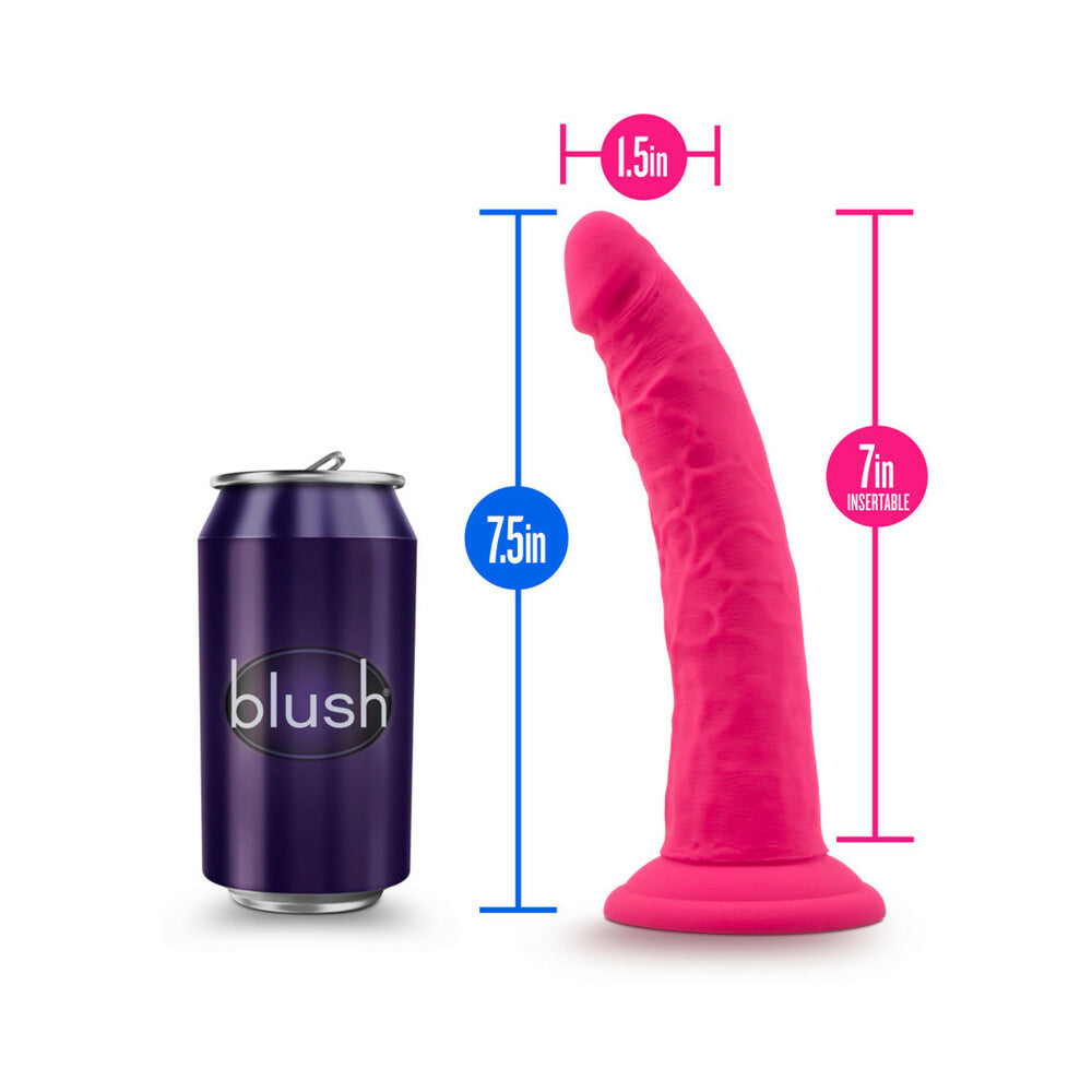 Blush - Ruse Jimmy Realistic 7.5 in. Silicone Dildo Hot Pink - Dildos - Silicone