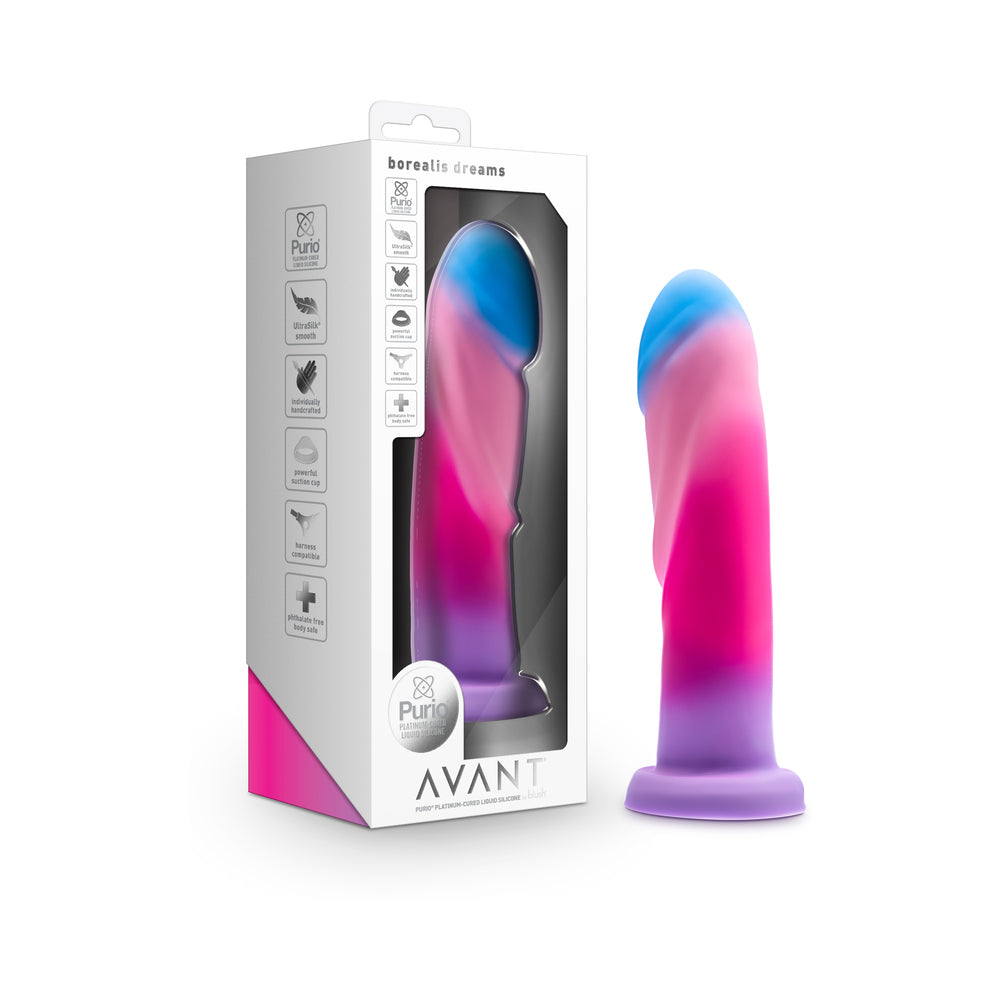 Blush - Avant Borealis Dreams 7.75 in. Dildo Cotton Candy - Dildos - Silicone