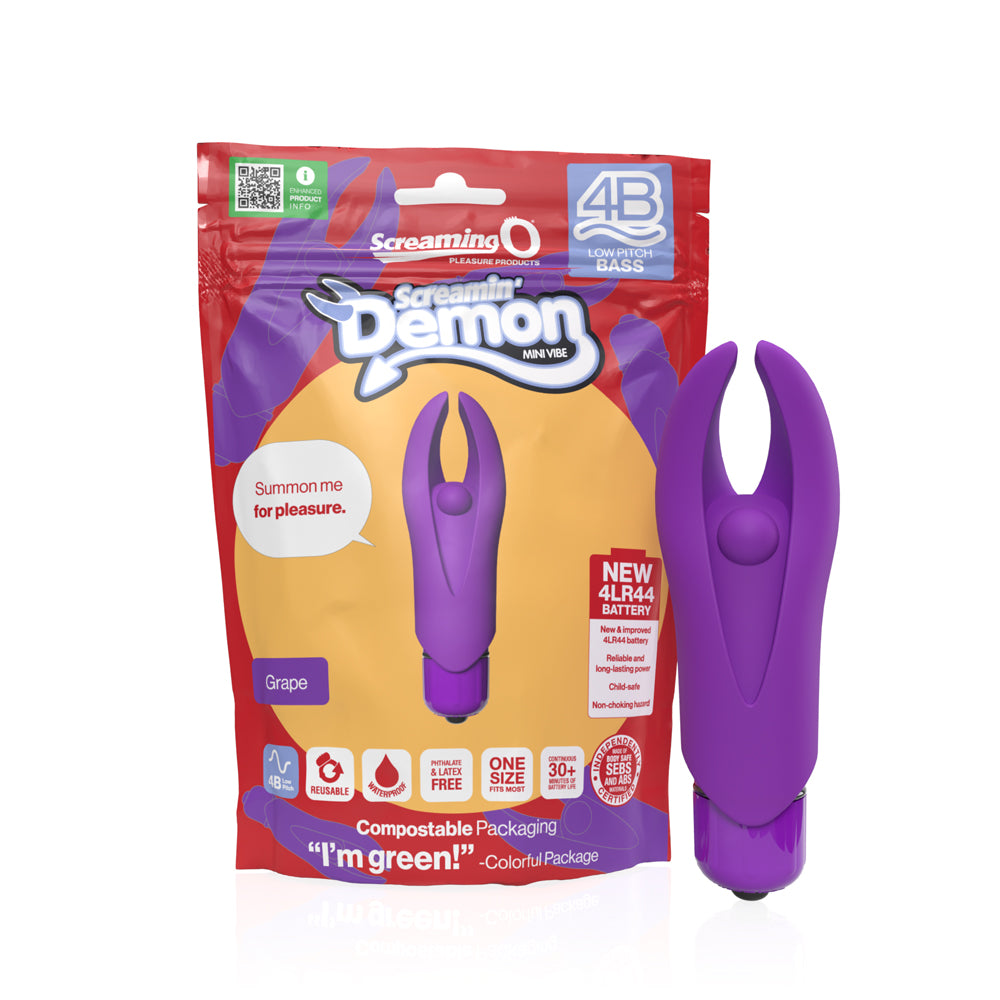 Screaming O - Screaming O 4B Demon Grape - Vibrators - Silicone