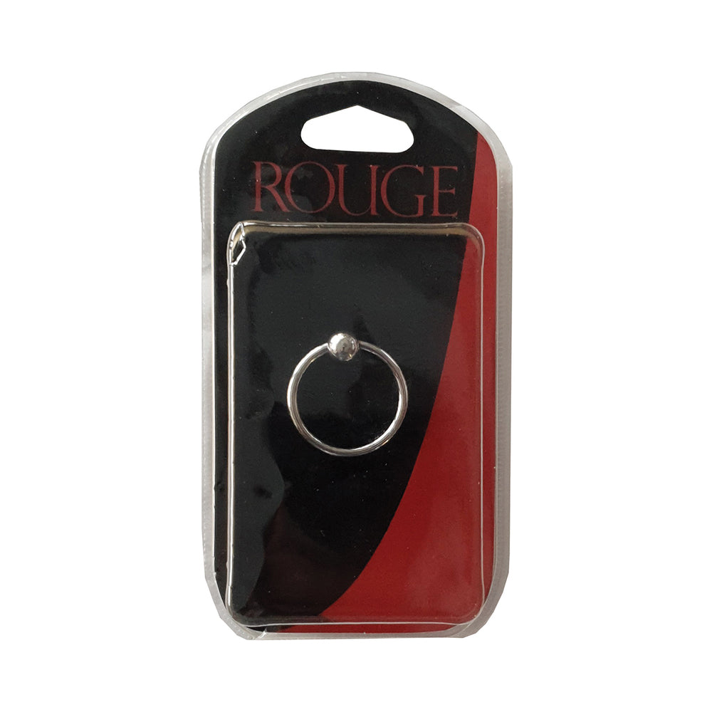 Rouge Garments - Rouge Stainless Steel Glans Ring with Pressure Point Ball - Cockrings - Metal