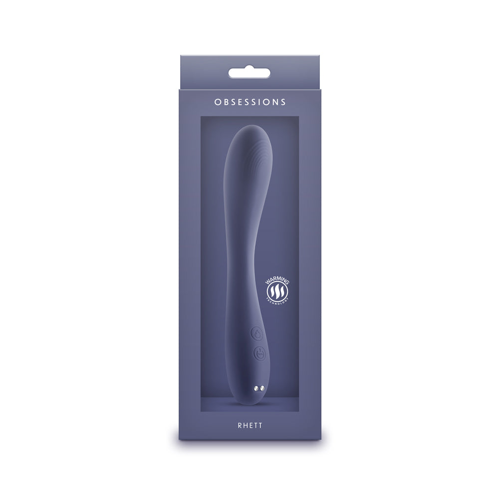 NS Novelties - Obsessions Rhett Dark Blue - Vibrators - Silicone