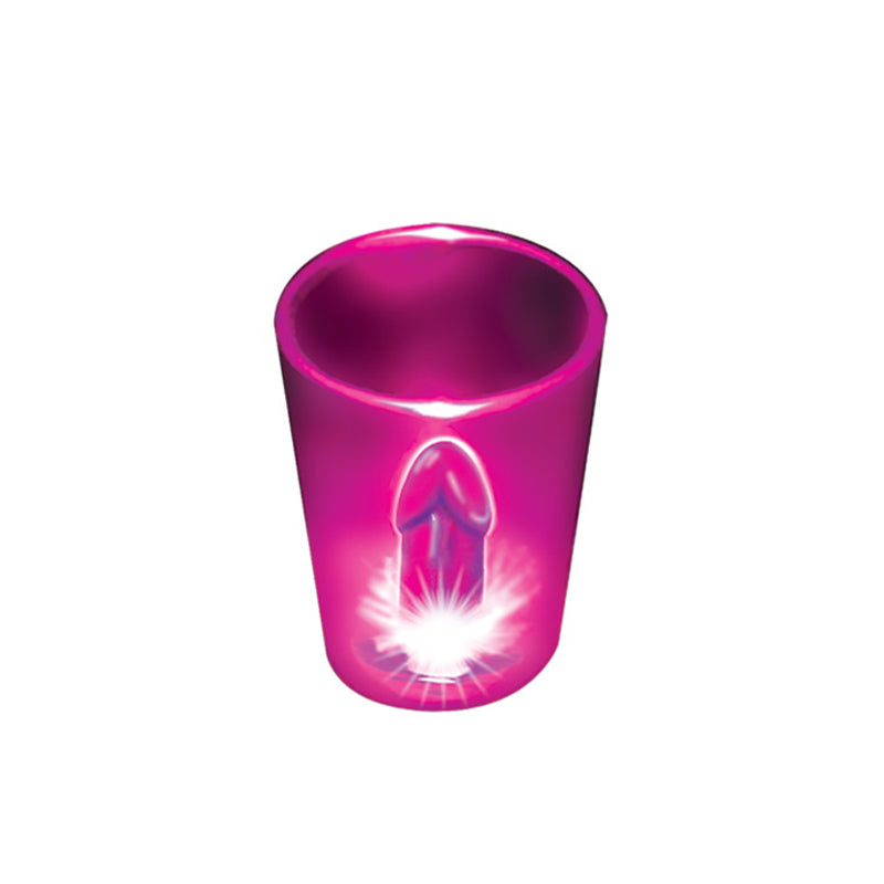 Hott Products - Light Up Shot Glasses Magenta - Novelties & Games
