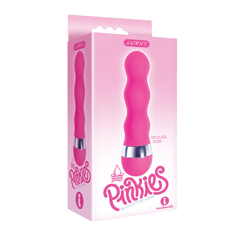 Icon Brands - The 9''s, Pinkies, Curvy - Vibrators - ABS
