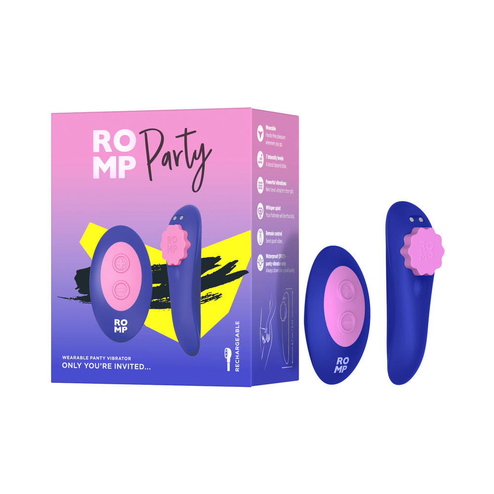 ROMP - ROMP Party Purple - Vibrators - Silicone