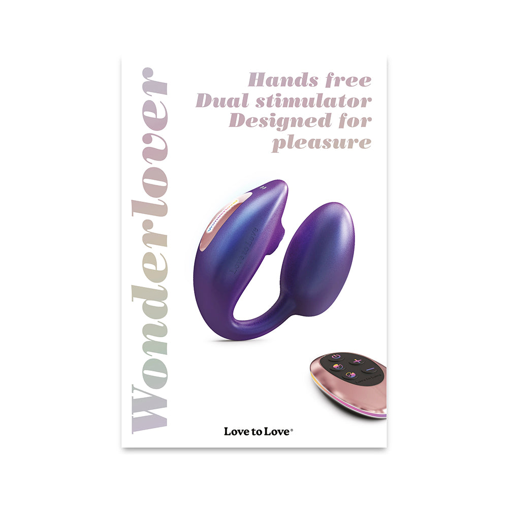 Lovely Planet - Love to Love Wonderlover with Remote Iridescent Night - Vibrators - Silicone
