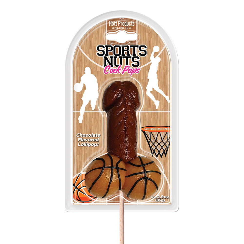 Hott Products - Sports Nuts Cock Pop Basketballs Chocolate - Novelties & Games