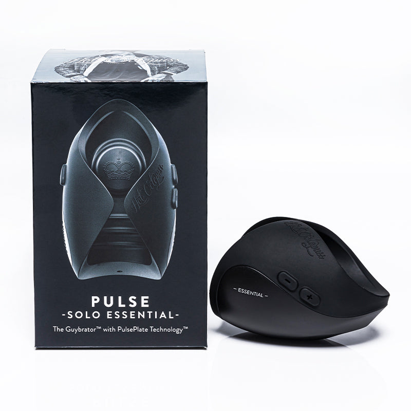 Hot Octopuss - Hot Octopuss Pulse Solo Essential Rechargeable Vibrating Stroker Black - Vibrators - Silicone