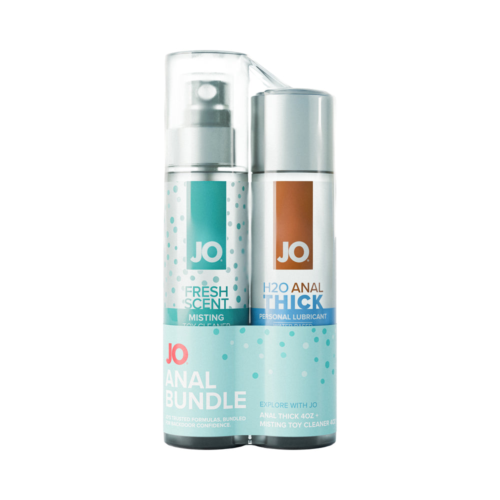 System JO - JO Limited Edition Anal Bundle - Anal Thick 4 oz. + Misting Toy Cleaner 4 oz. - Lubricants, Creams & Glides