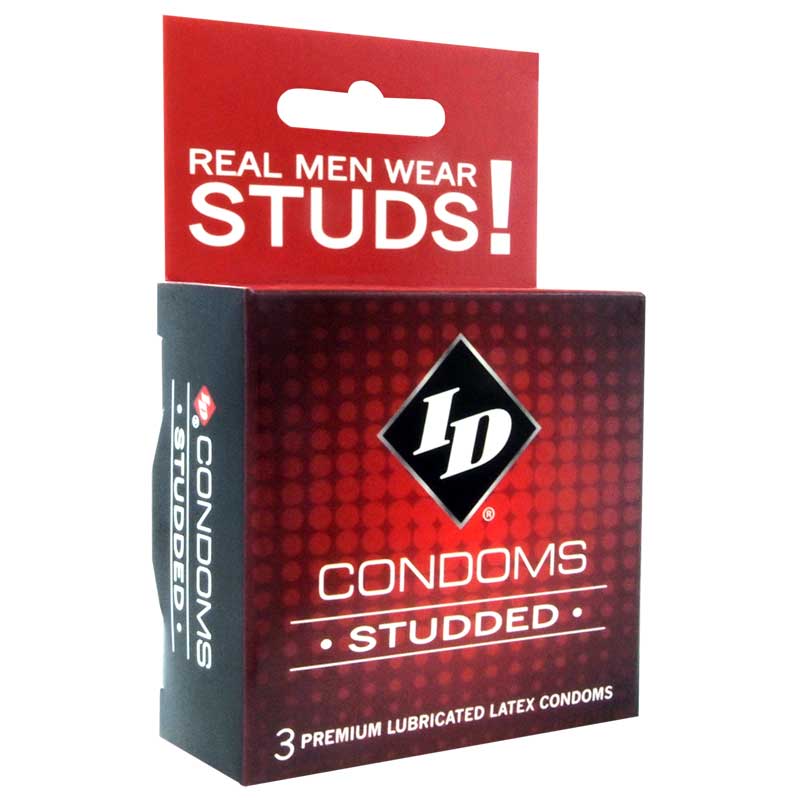 ID Lubricants - ID Studded Condom (3) - General - Latex