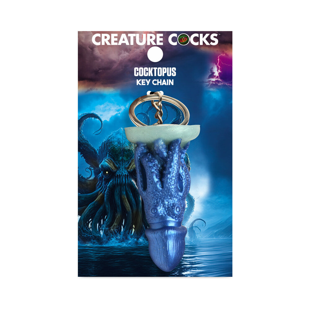XR Brands - Creature Cocks Cocktopus Silicone Keychain - Novelties & Games - Silicone