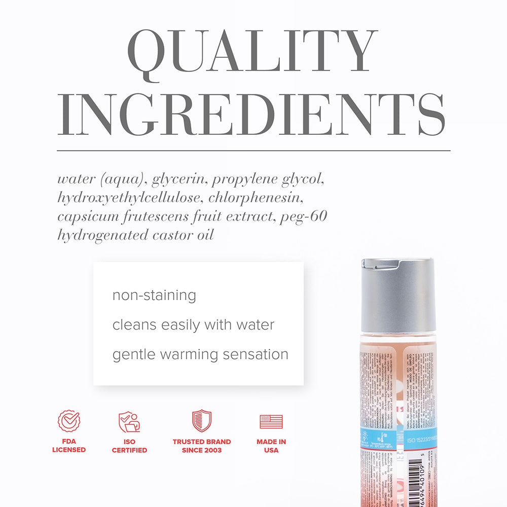 System JO - JO H2O Anal Warming Water-Based Lubricant 2 oz. - Lubricants, Creams & Glides - Liquid