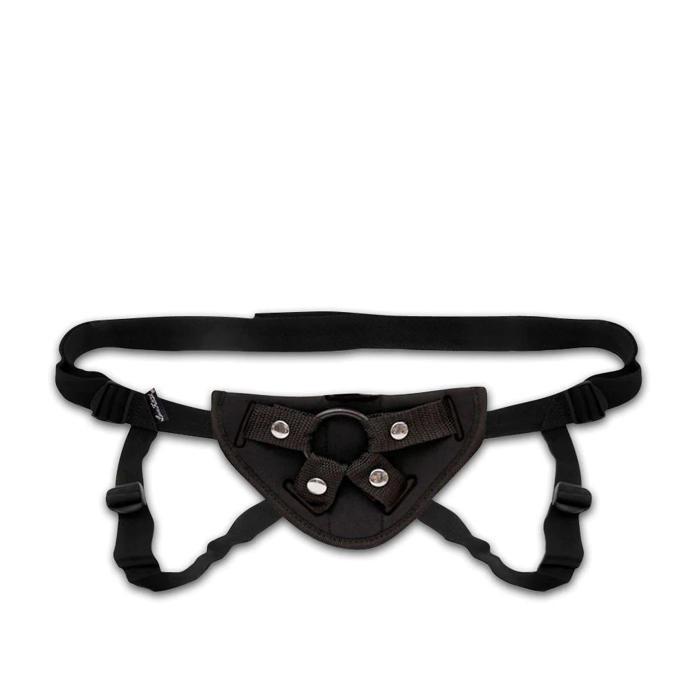 Electric Eel - Lux Fetish Neoprene Strap-On Harness Black - Harnesses & Strap-Ons - Neoprene