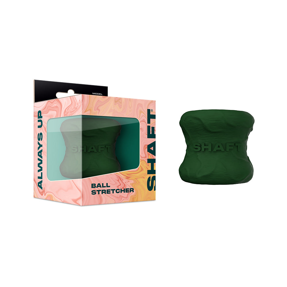 Shaft - Shaft Model H: Ballstretcher Green - Cockrings - Silicone