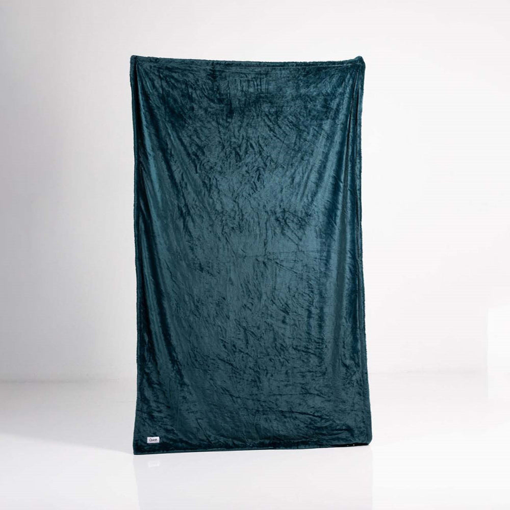 Splash Blanket - Splash Blanket Furlush Medium Emerald Green - Couples - Polyester