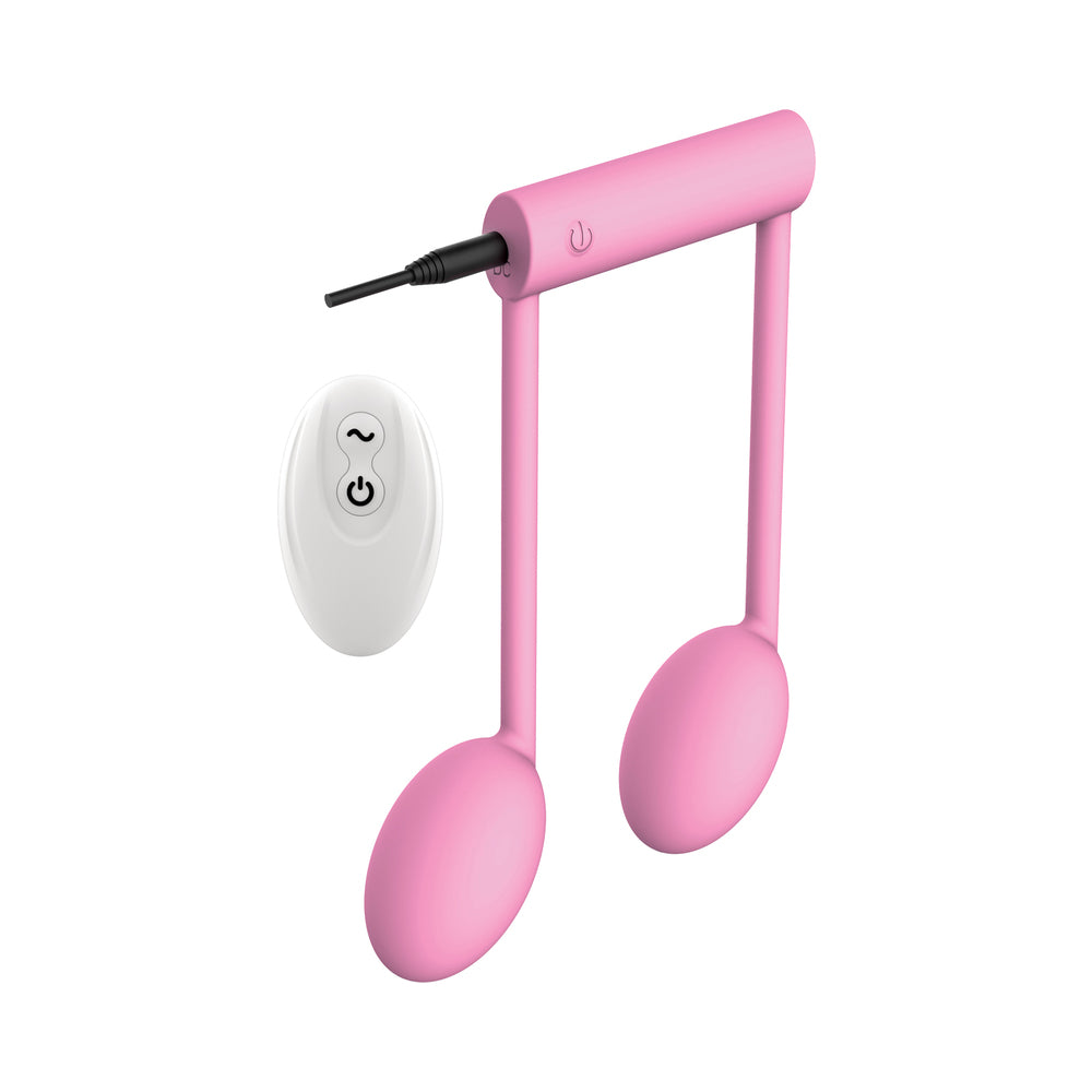 Nasstoys - The Beat Remote Note Vibe Pink - Vibrators - Silicone