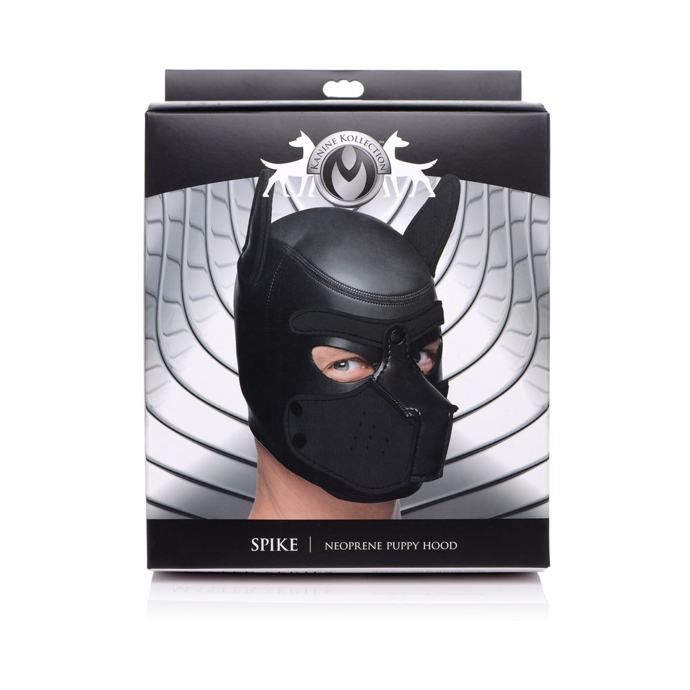 XR Brands - Master Series Spike Neoprene Puppy Hood Black - General - Neoprene
