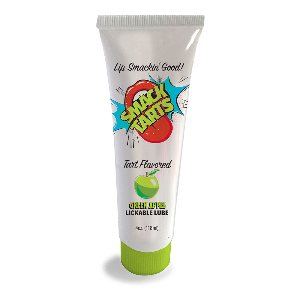 Little Genie - Smack Tarts Lickable Sour Green Apple Lube 4 oz. - Lubricants, Creams & Glides - Liquid