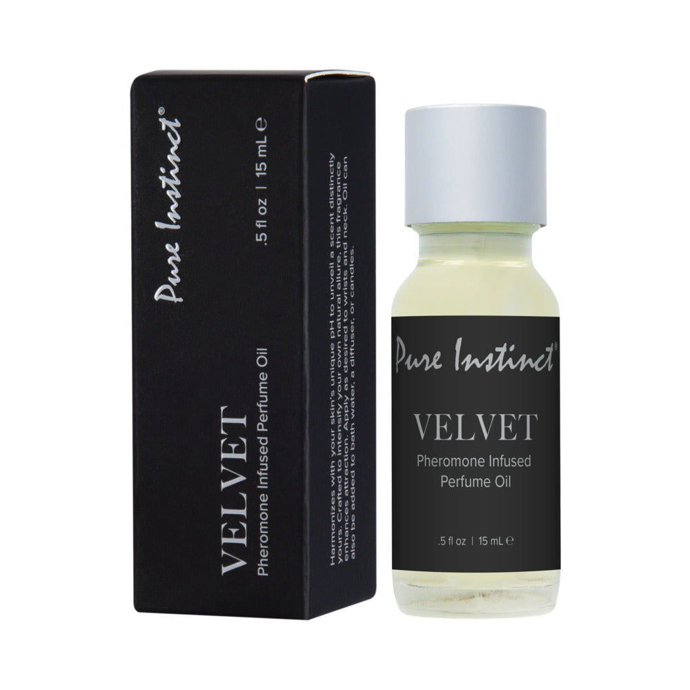 Classic Brands - Pure Instinct Pheromone Perfume Oil Velvet Dropper 0.5 oz. - Supplements & Enhancers - Liquid