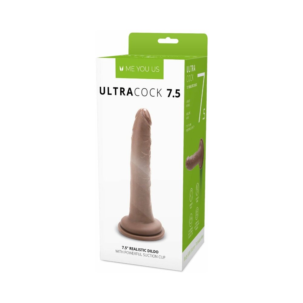 Me You Us - Me You Us Ultra Cock 7.5 in. Realistic Dildo Caramel - Dildos - PVC