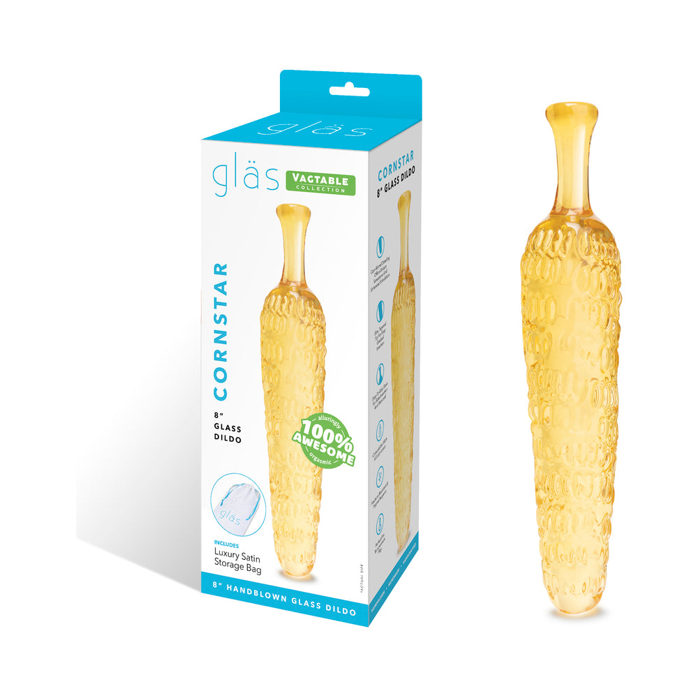 Electric Eel - Glas Cornstar 8 in. Glass Dildo - Dildos