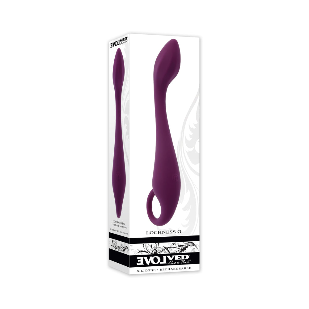 Evolved - Evolved Lochness G Rechargeable Vibrator Silicone Burgundy - Vibrators - Silicone