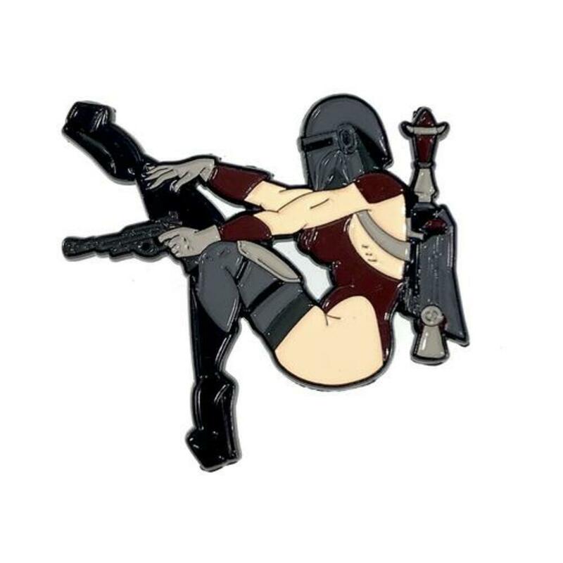 Geeky & Kinky - Geeky & Kinky Lady Hunter Enamel Pin - Novelties & Games - Metal
