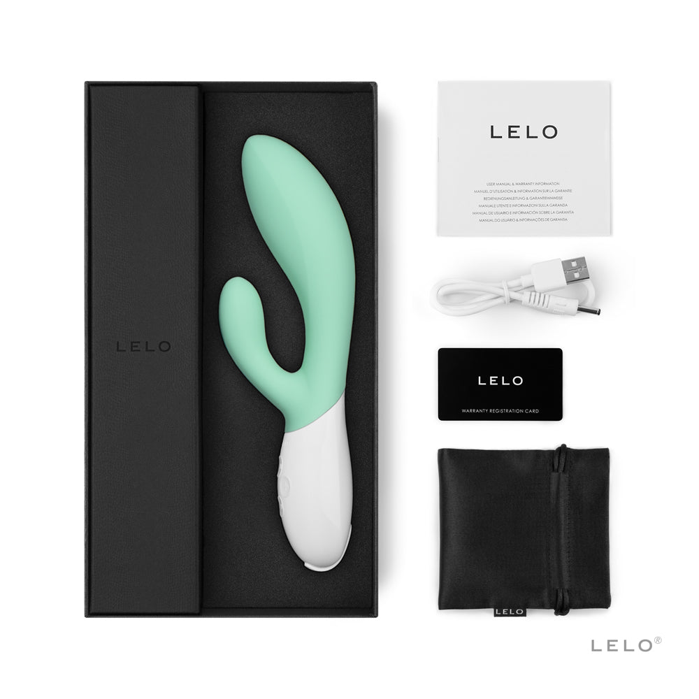 LELO - LELO INA 3 Rechargeable Dual Stimulator Seaweed - Vibrators - Silicone