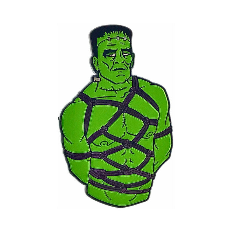 Geeky & Kinky - Geeky & Kinky Frank Enamel Pin - Novelties & Games - Metal