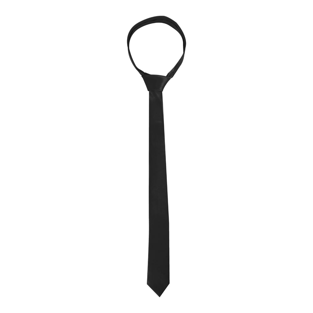 Shots - Ouch! Black & White Satin Bondage Tie Black - Bondage & Fetish Toys - Polyester