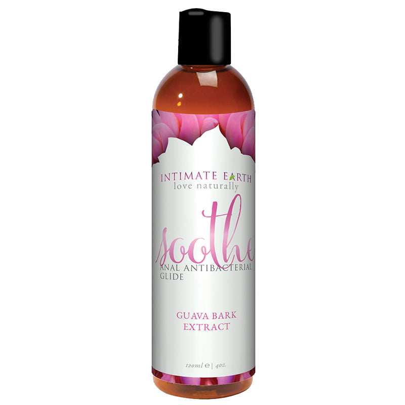 Intimate Earth - Intimate Earth Soothe Anal Antibacterial Glide with Guava Bark Extract 4 oz. - Lubricants, Creams & Glides - Liquid