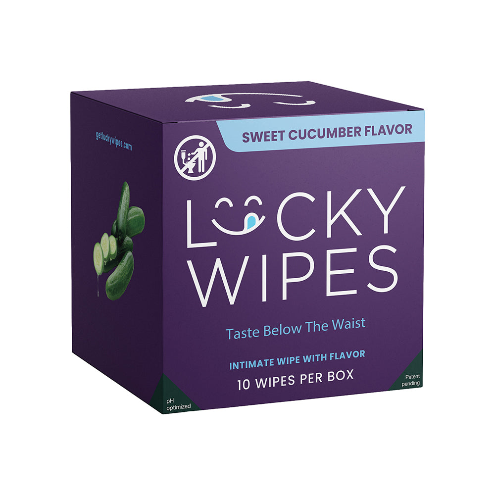 Sweetums - Sweetums Lucky Wipes Cucumber Flavor 10-Pack - Sexual Wellness