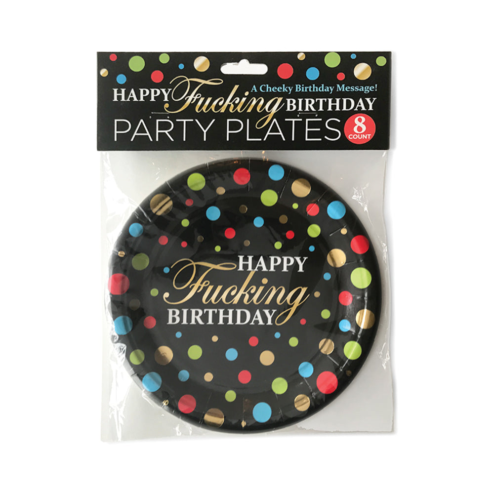 Little Genie - Happy Fucking Birthday Plates - Novelties & Games
