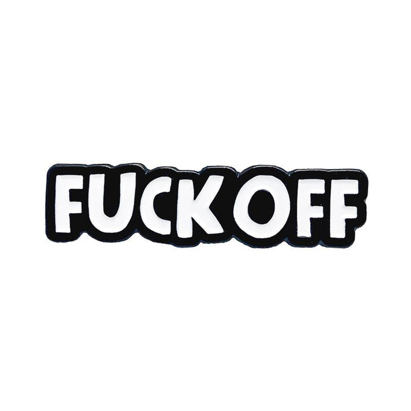 Geeky & Kinky - Geeky & Kinky Fuck Off Enamel Pin - Novelties & Games - Metal