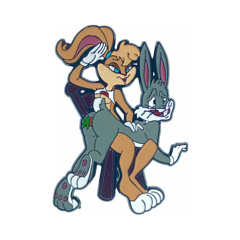 Geeky & Kinky - Geeky & Kinky Bad Bunny Enamel Pin - Novelties & Games - Metal