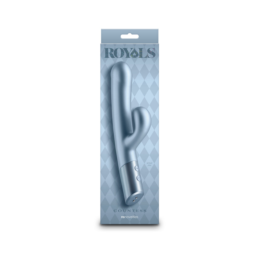 NS Novelties - Royals Countess Metallic Seafoam - Vibrators - Silicone